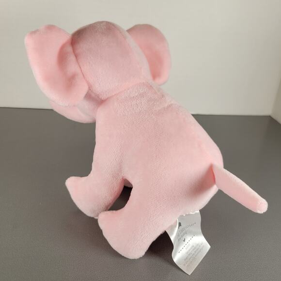 Petite L'amour Pink Elephant Plush 8" Baby Toy Soft Stuffed Animal 2020 Plushy - Picture 5 of 12